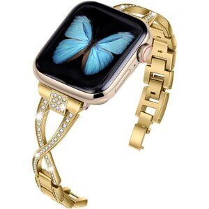 Apple Watch Band 38mm 40mm 41mm 42mm(Series10) Women Series iwatch Bands Bling